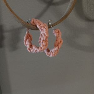 Macrame hoops